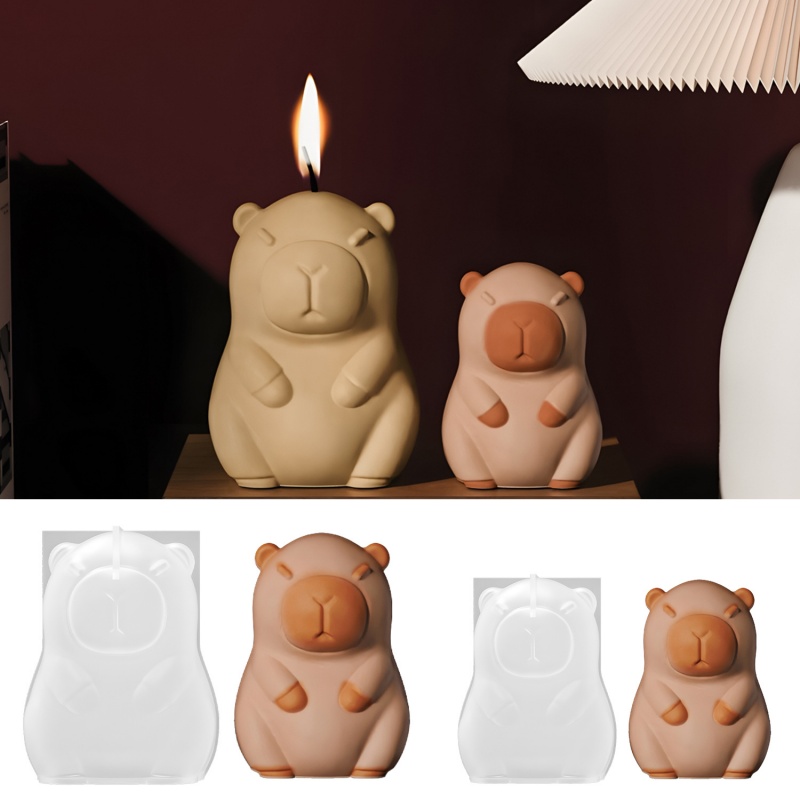 Candle Making Tools - Capybara Pudding Baking Silicone Mold DIY
