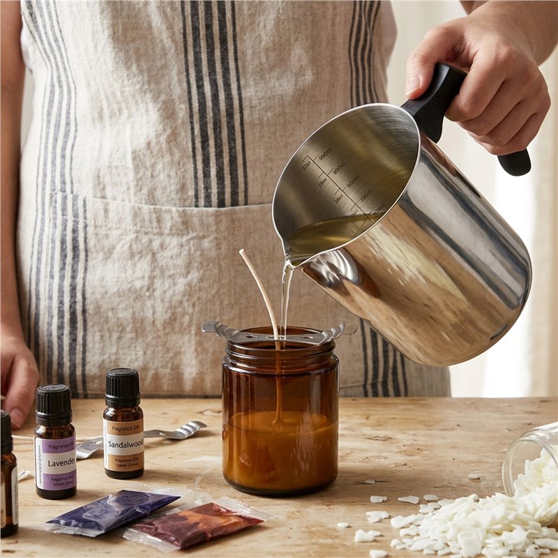 Candle Making Soy Wax - SEWS-Candle Making Kit Supply With Candle