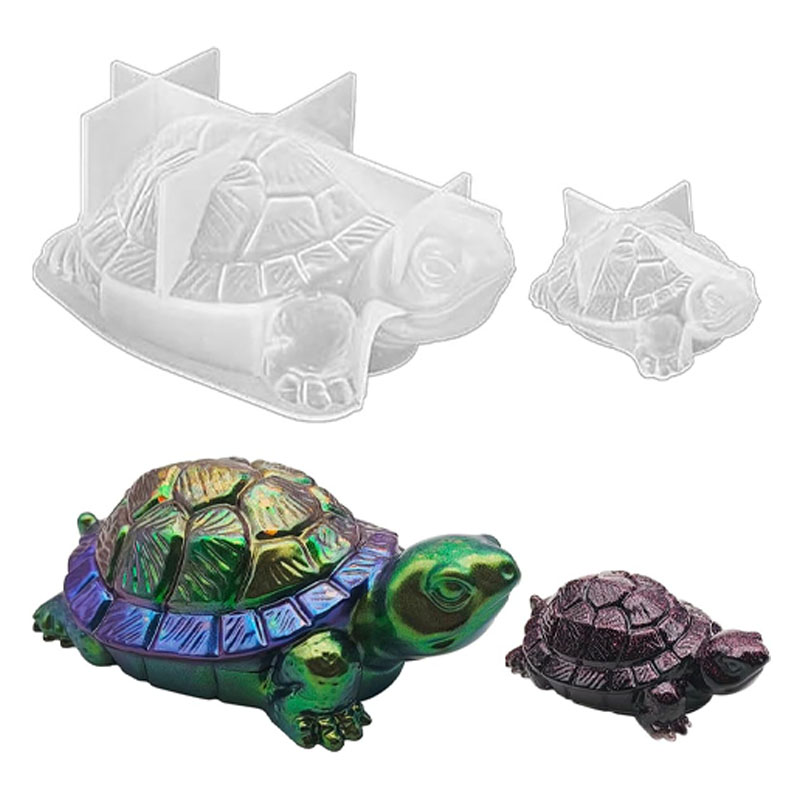 Candle Making Design - 3D Tortoise Resin Molds Thick Silicone