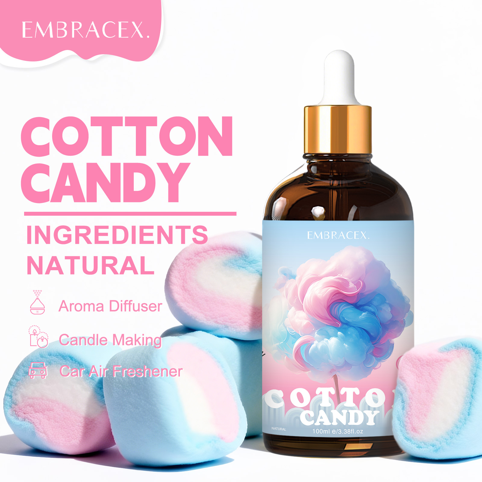 100ml Cotton Candy Fragrance O - Candle Making Fragrances 评论和价格
