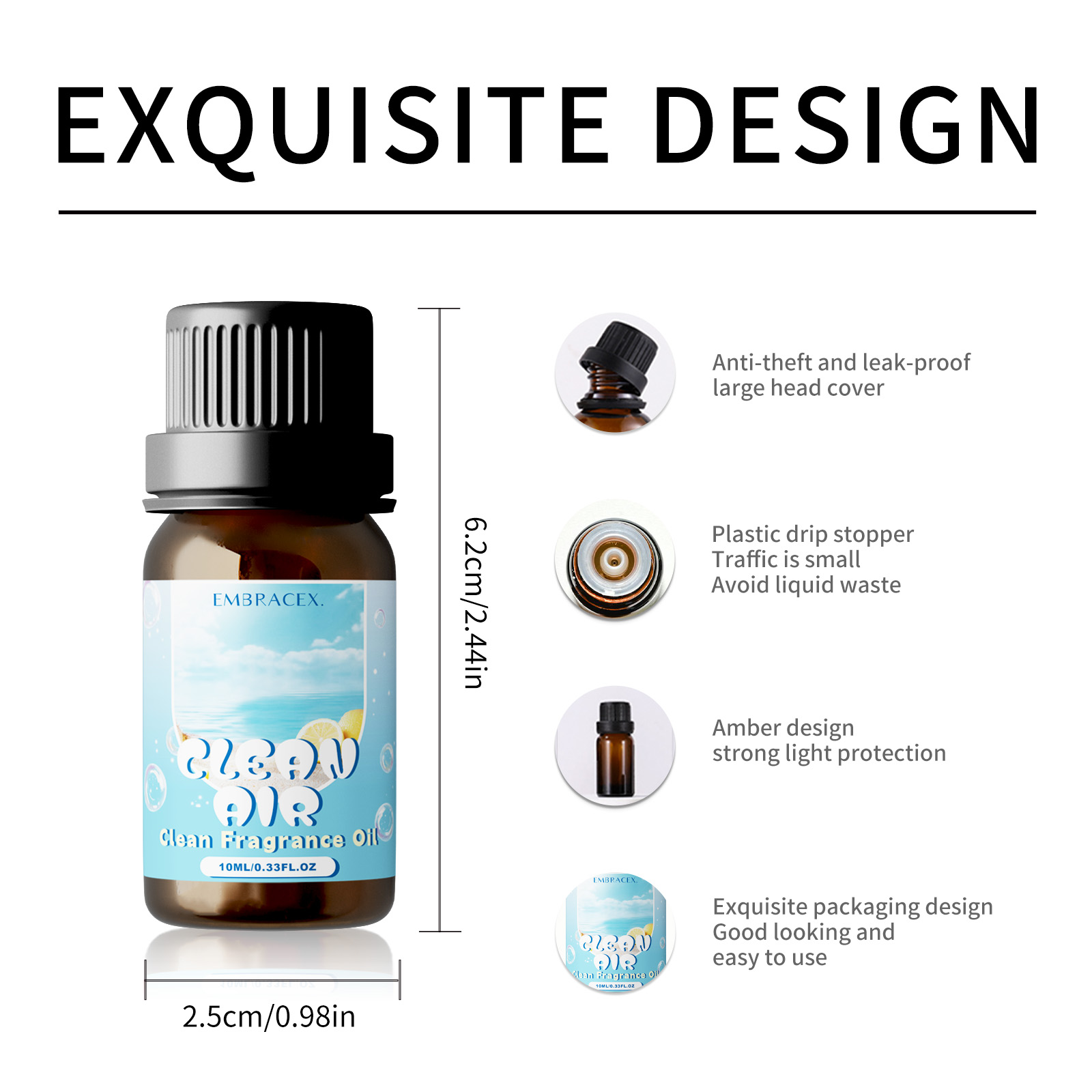10ml Clean Air Fragrance Oils  - Candle Making Fragrances 评论和价格