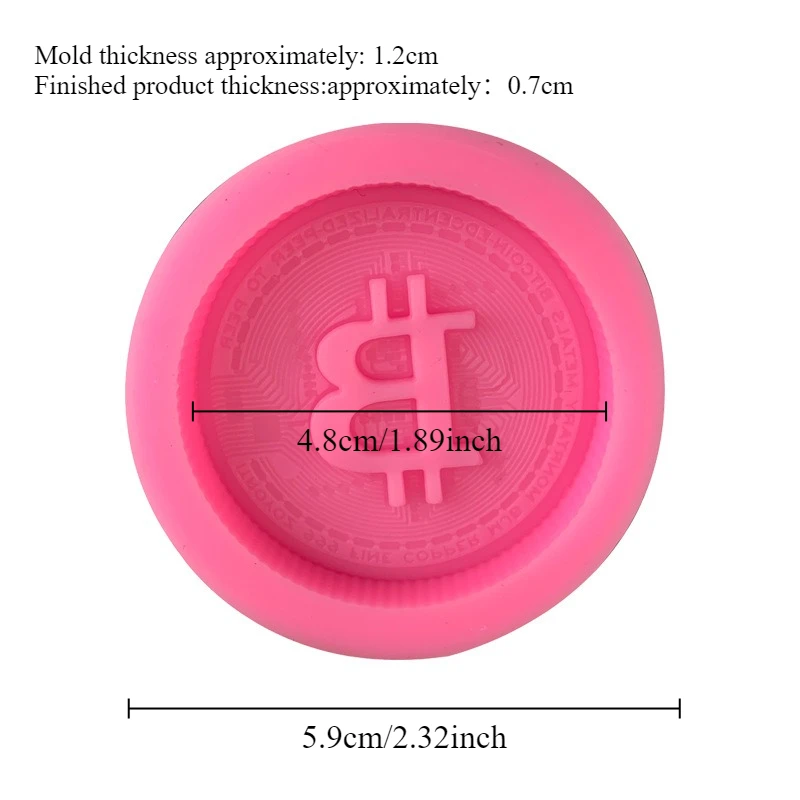 1/3Pcs Currency Logo Soap Sili - Candle Making Tools 评论和价格