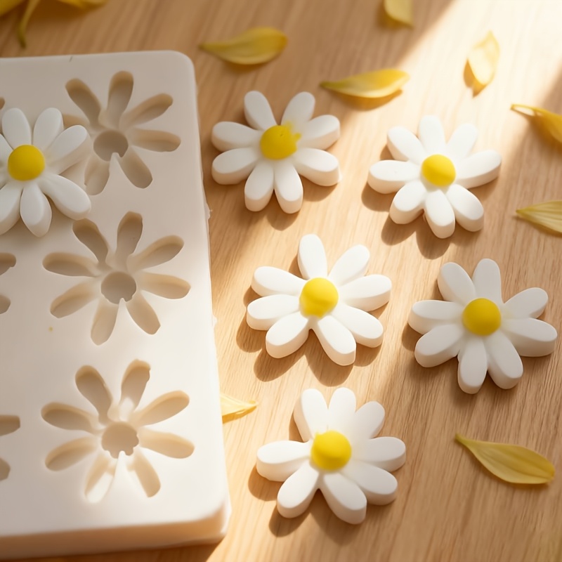 1pc 3D Daisy Sunflower Silicon - Candle Making Design 评论和价格