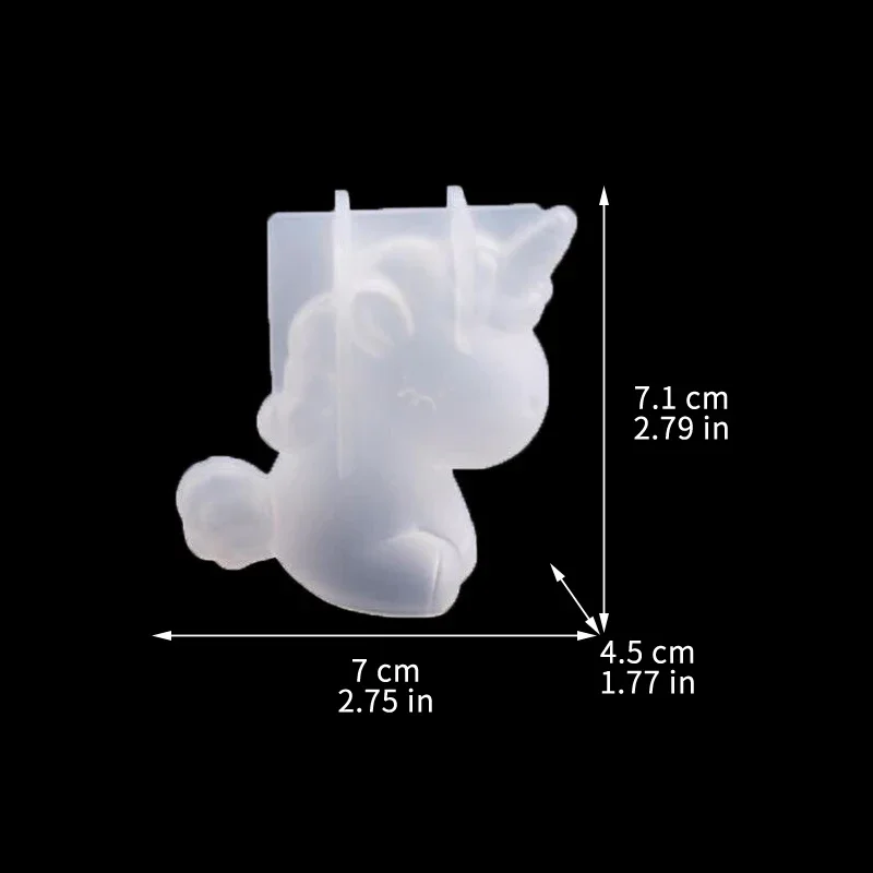 3D Geometric Silicone Unicorn  - Candle Making Tools 评论和价格
