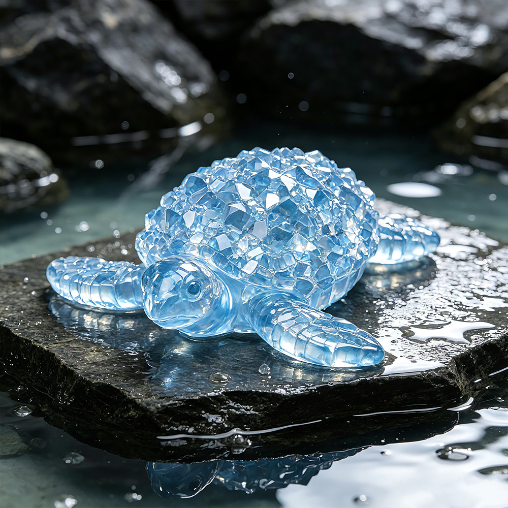 Diamond Cut Healing Sea Turtle - Candle Making Design 评论和价格