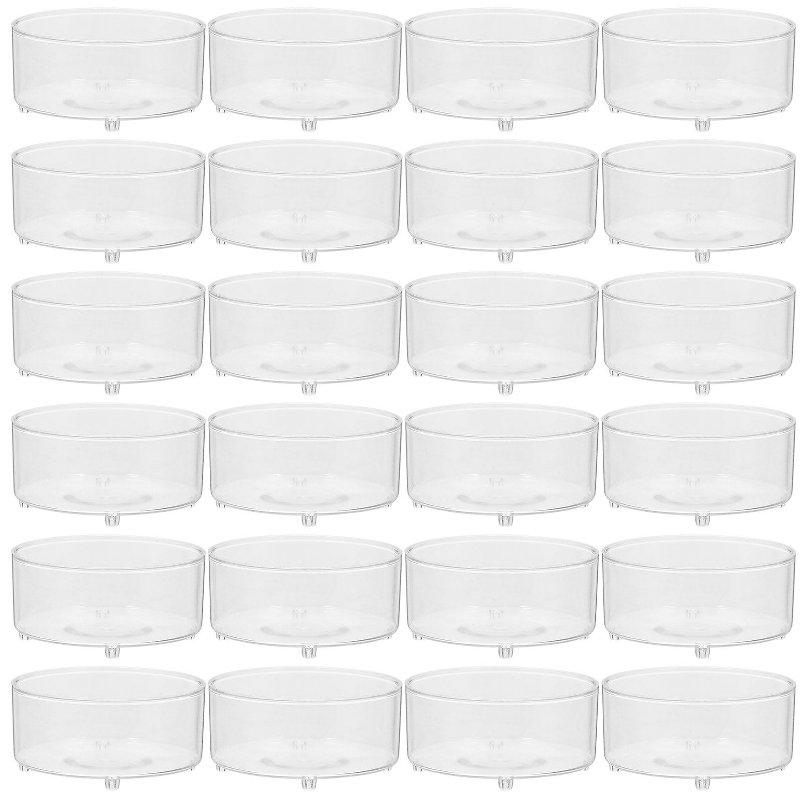 50Pcs Plastic Cups for Tealigh - Candle Making Design 评论和价格