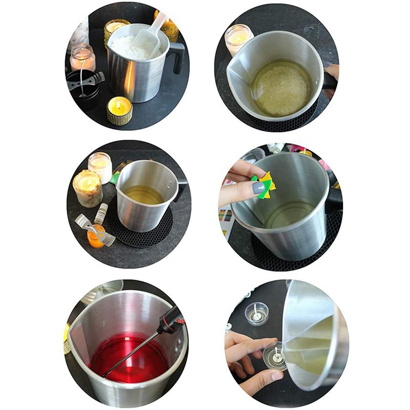A36T-3X 4 Pounds Candle Making - Pour Pot Aluminum 评论和价格
