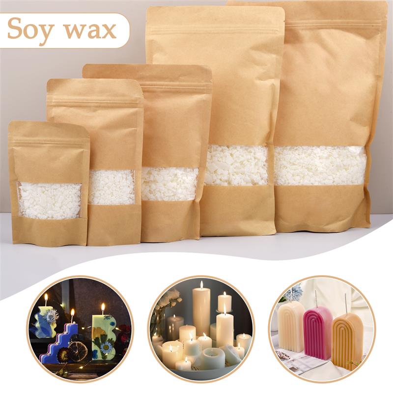 50-1000g Natural Pure Soy Wax  - Candle Making Soy Wax 评论和价格