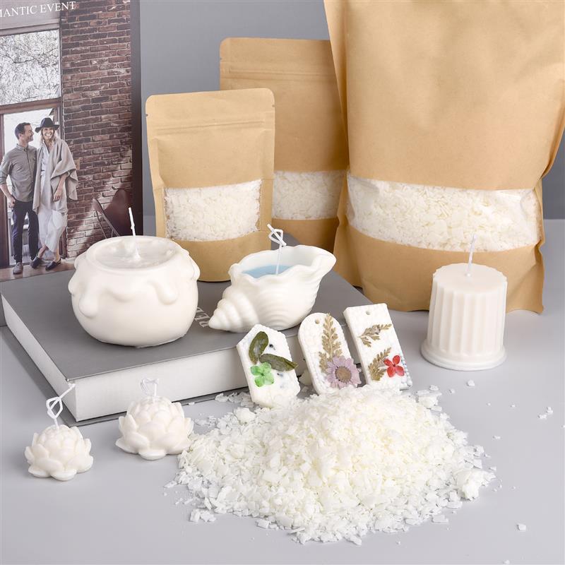 50-1000g Natural Pure Soy Wax  - Candle Making Soy Wax 评论和价格