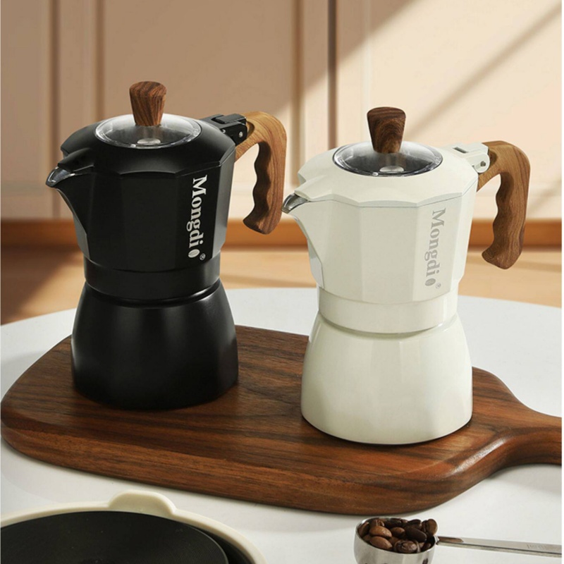 Mongdio Double Valve Moka Pot  - Pour Pot Aluminum 评论和价格