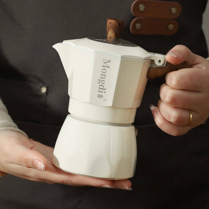 Mongdio Double Valve Moka Pot  - Pour Pot Aluminum 评论和价格