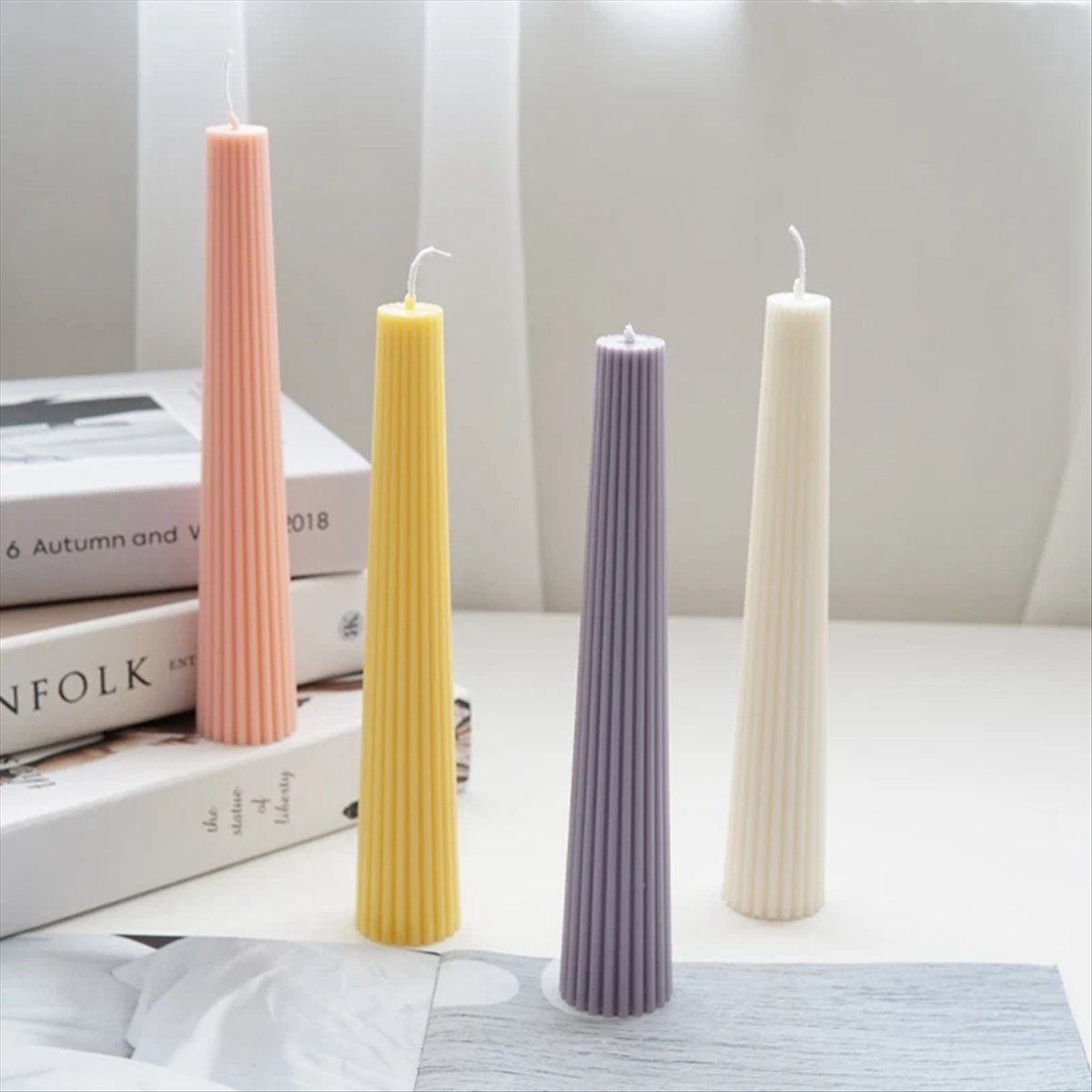*ABAB Striped Long Pole Column - Candle Making Tools 评论和价格