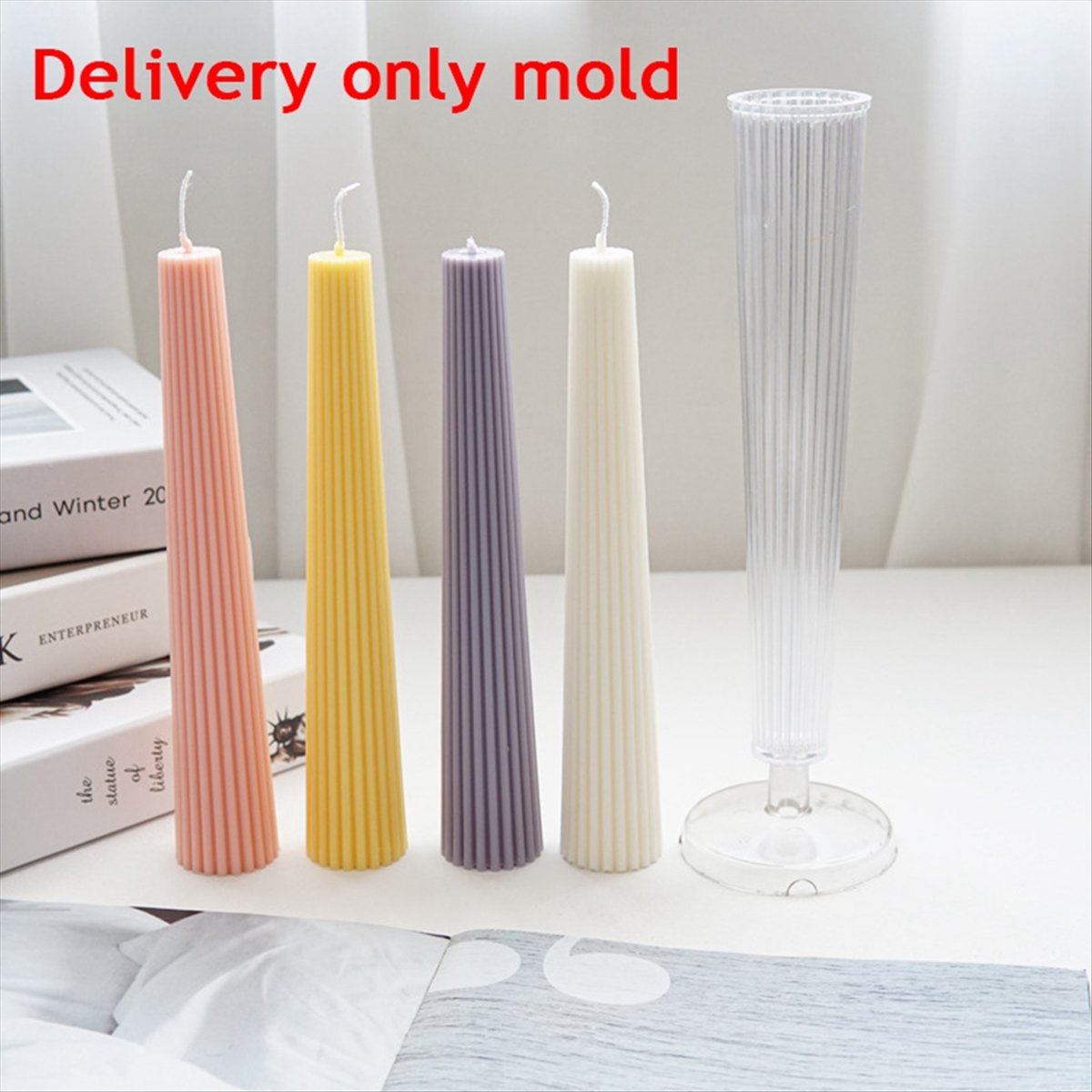 *ABAB Striped Long Pole Column - Candle Making Tools 评论和价格