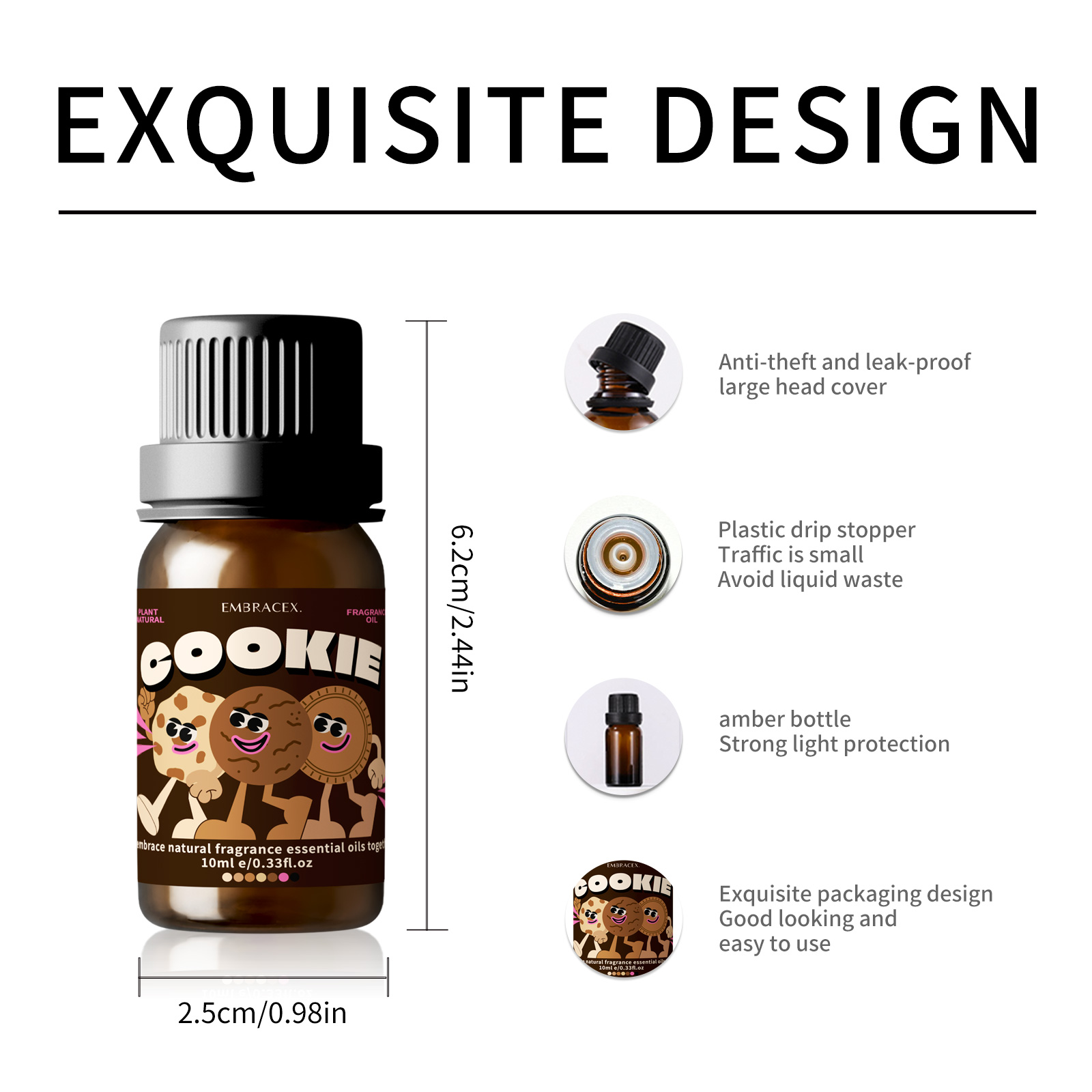10ml Cookie Fragrance Oils For - Candle Making Fragrances 评论和价格
