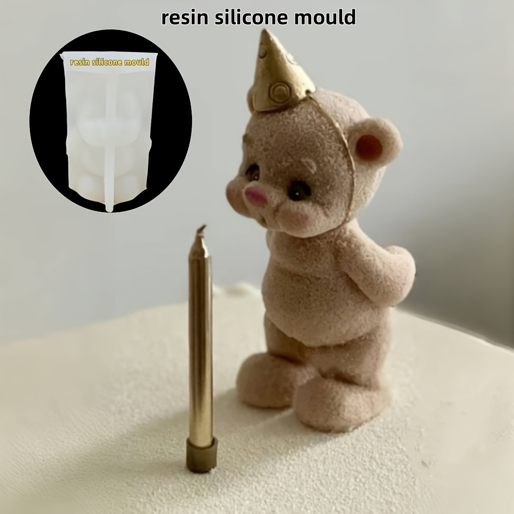 DNEJIU Cute Bear Silicone Mold - Candle Making Design 评论和价格