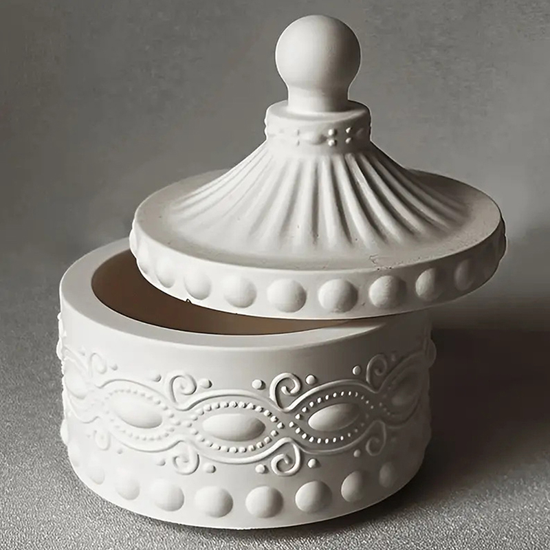 1set Striped Candle Jar Silico - Candle Making Design 评论和价格