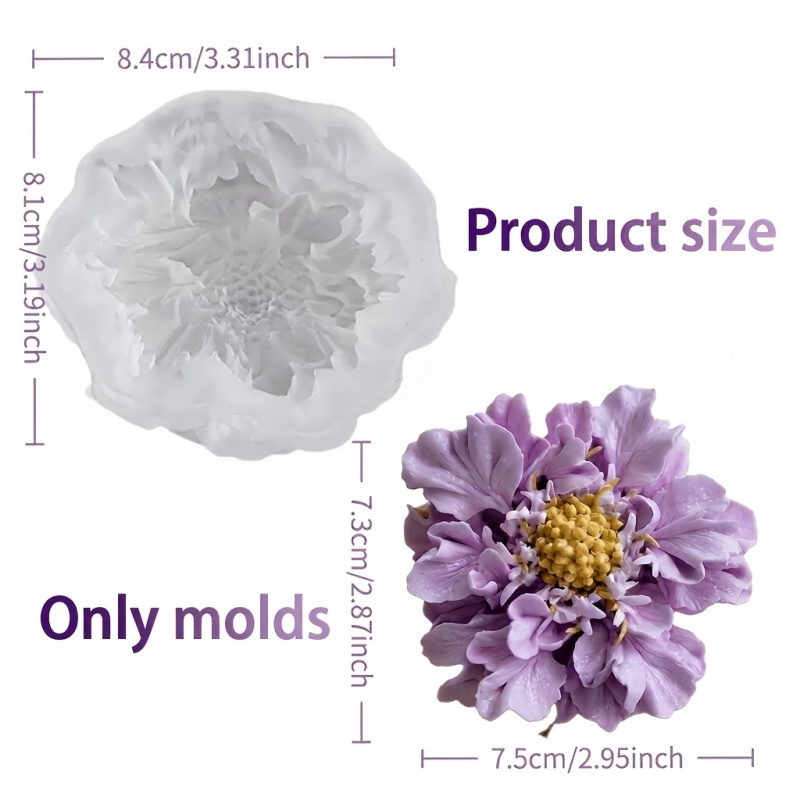 1 Dreamy Blue Potted Flower Si - Candle Making Design 评论和价格