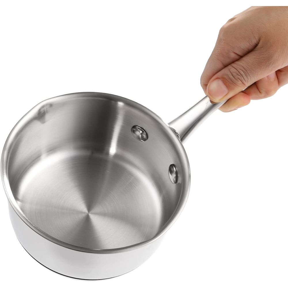 18/10 Stainless Steel Butter W - Pour Pot Aluminum 评论和价格