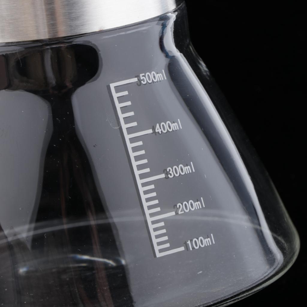 Handmade High Borosilicate Gla - Pour Pot Aluminum 评论和价格