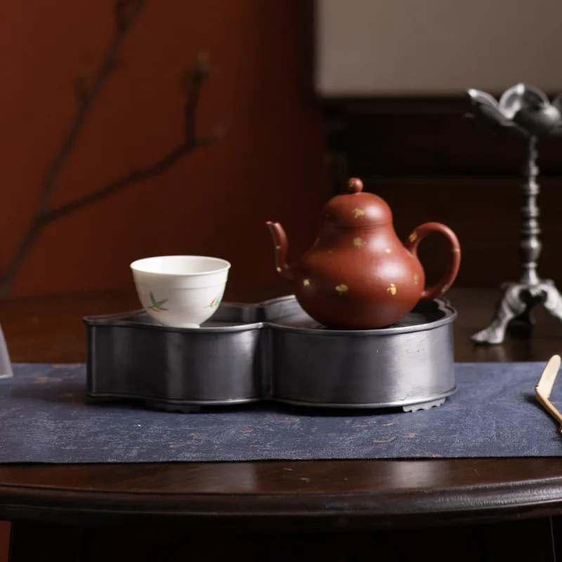 Gourd Ancient Tin Old Pot Tray - Pour Pot Aluminum 评论和价格